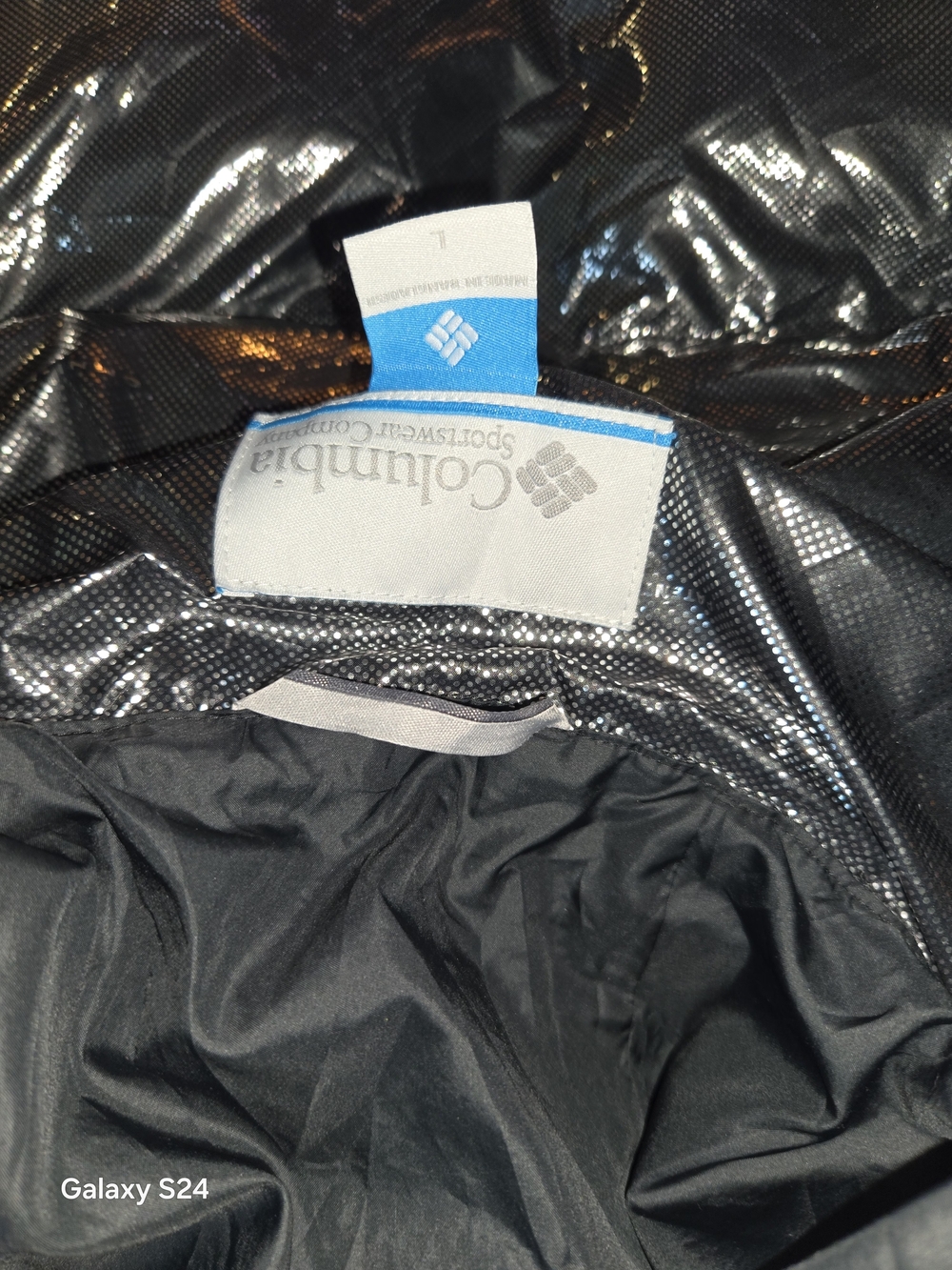 Columbia Black Puffy Hooded Down Jacket - Picture 5 of 6
